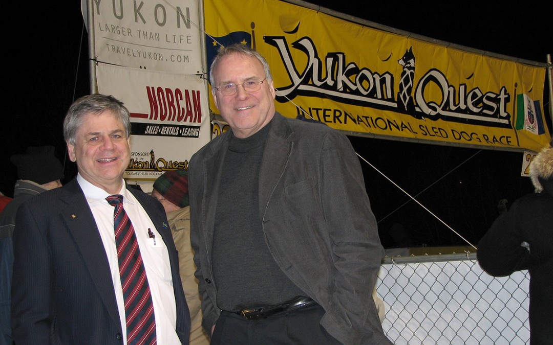 Dryden and Larry at Yukon Quest