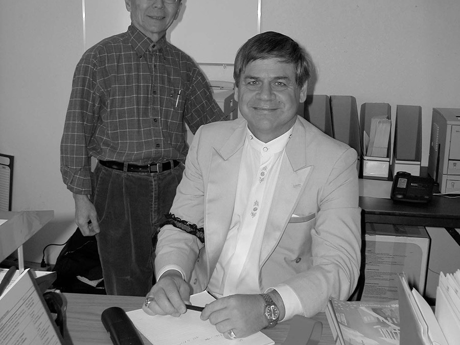 Bagnell and Akio Sept 2003