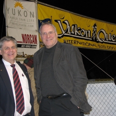 Dryden and Larry at Yukon Quest
