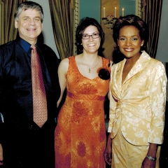 Larry & Melissa with former Governor General Michaëlle Jean